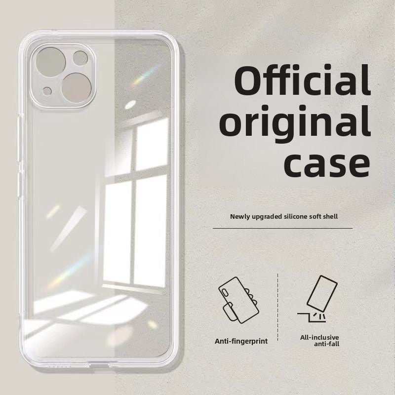 iPhone 13 Pro Max Transparent Case - Ultra-Thin Silicone Shockproof