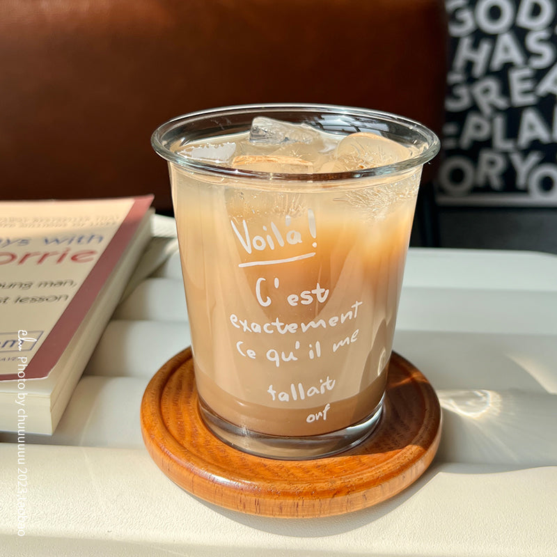 Thickened High Temp Resistant Feng Shui Glass Coffee Cup for Holiday Gifts