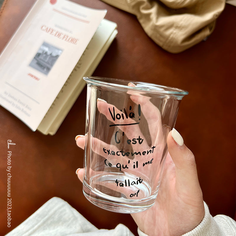 Thickened High Temp Resistant Feng Shui Glass Coffee Cup for Holiday Gifts