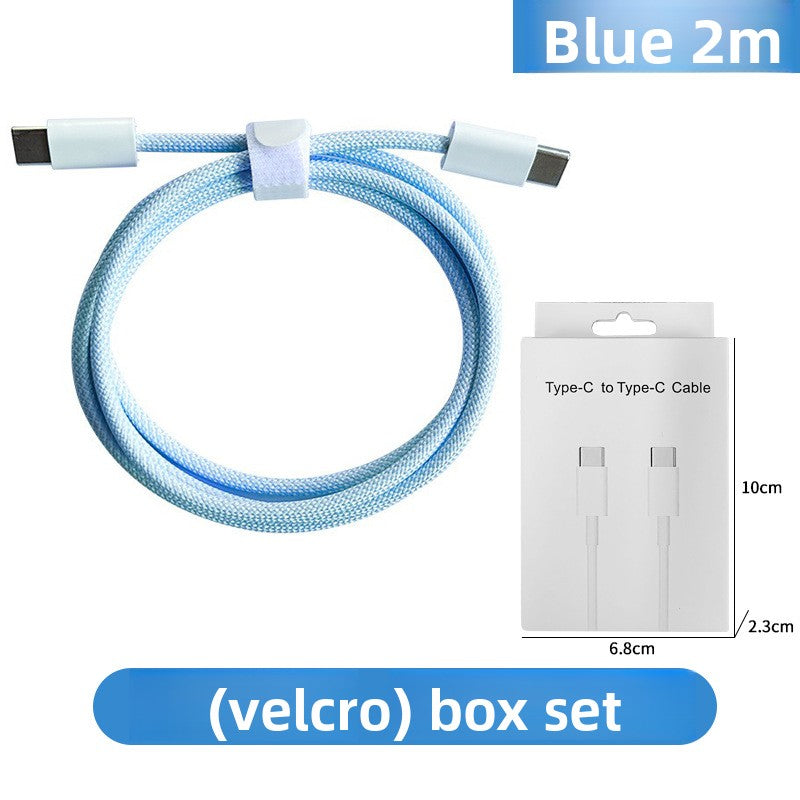 PD60W Fast Charging Cable - Type-C Braided for iPhone 16/15