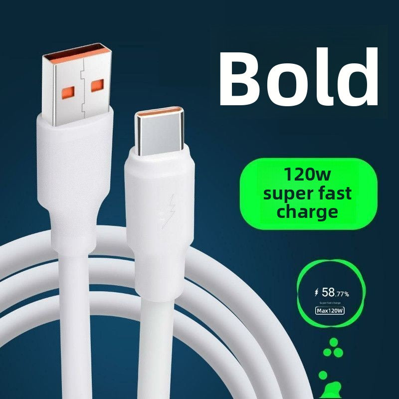 120W Fast Charging Cable for iPhone 14/13/12/11 Pro/XR