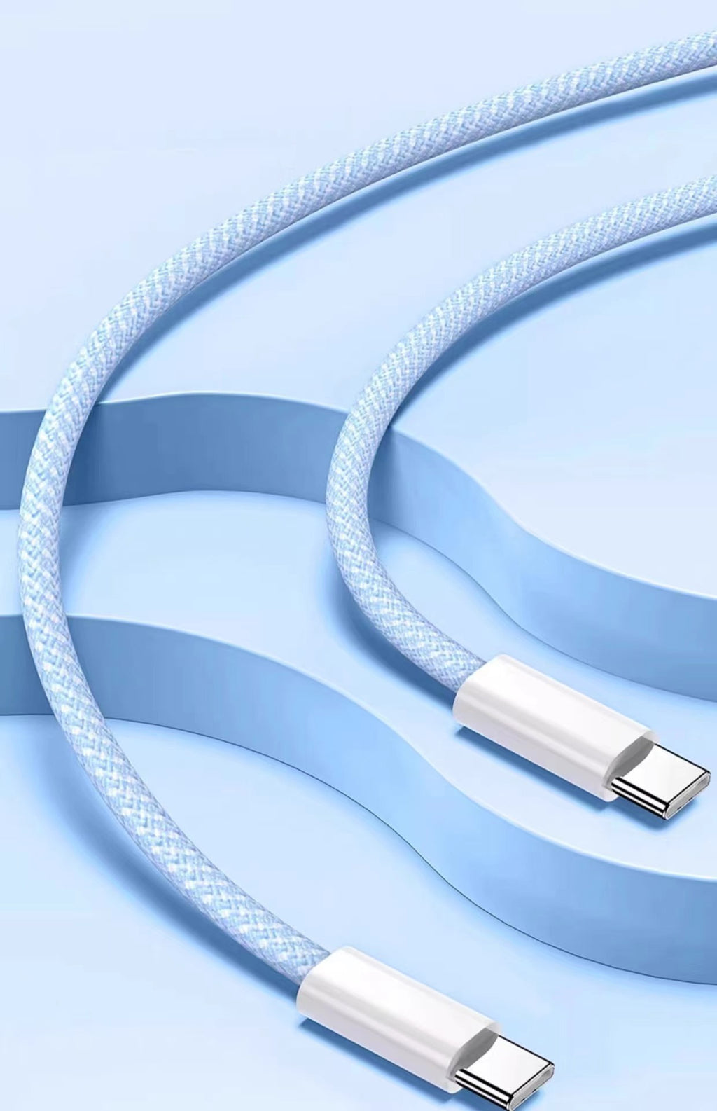 PD60W Fast Charging Cable - Type-C Braided for iPhone 16/15