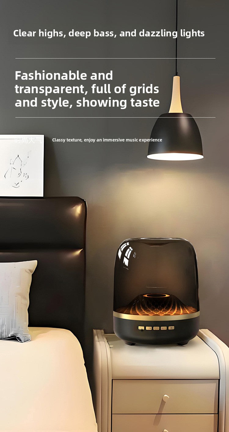 Wireless Bluetooth Speaker with RGB Light - Desktop Subwoofer