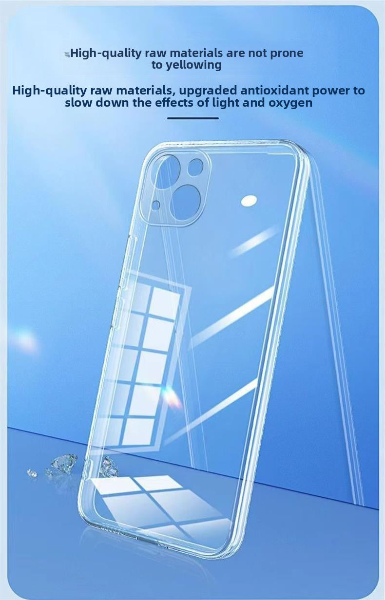 iPhone 13 Pro Max Transparent Case - Ultra-Thin Silicone Shockproof