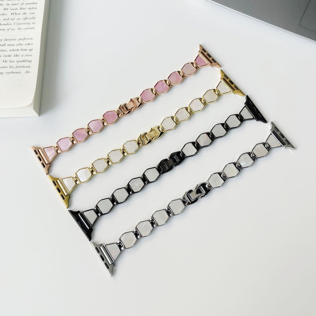 Hexagonal Metal Band Perfect for Apple Watch