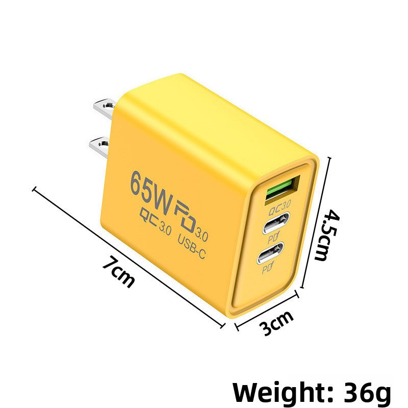 Apple Compatible 120W Multi-Port Charger US EU UK Dual Type-C Cross-Border Set