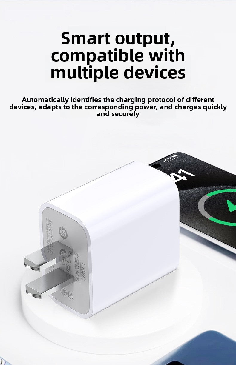 Fast Charging Apple 15 Compatible PD30W Charger