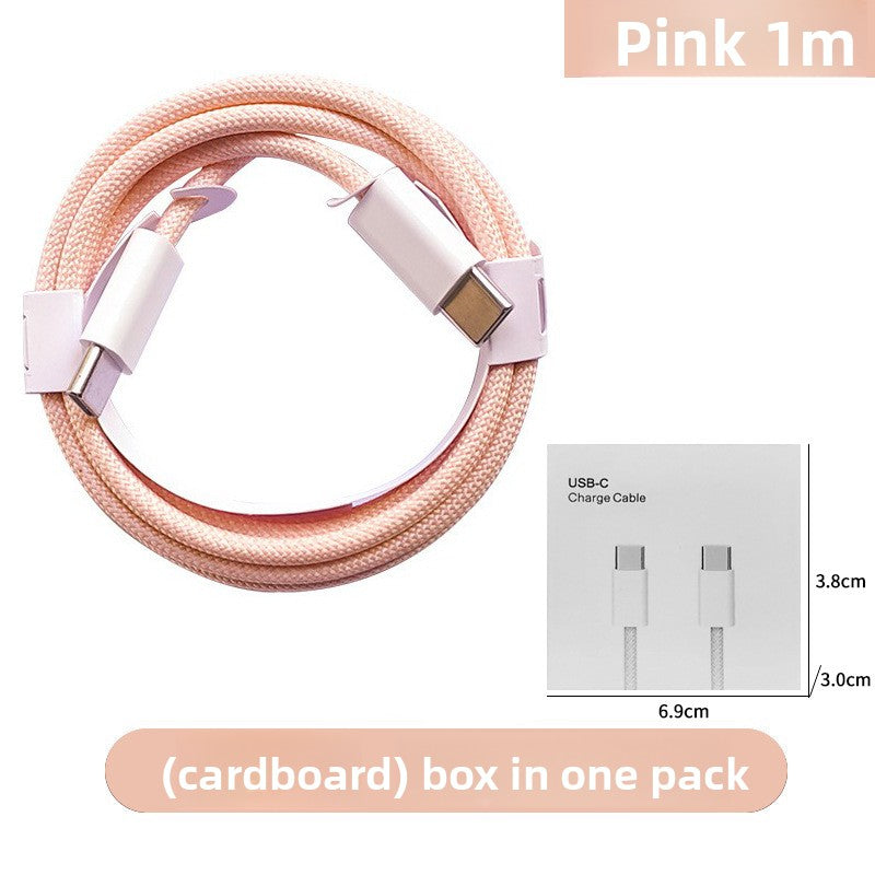 PD60W Fast Charging Cable - Type-C Braided for iPhone 16/15