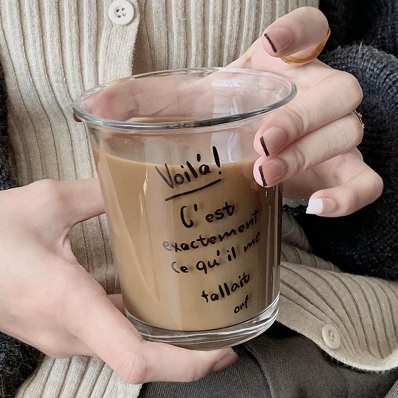 Thickened High Temp Resistant Feng Shui Glass Coffee Cup for Holiday Gifts