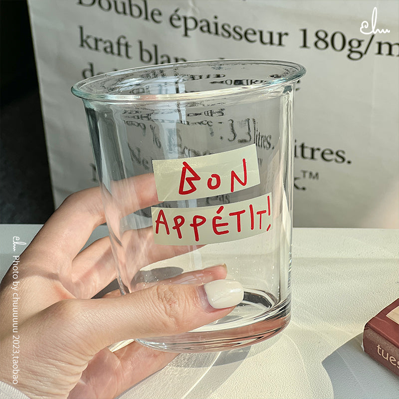 Thickened High Temp Resistant Feng Shui Glass Coffee Cup for Holiday Gifts