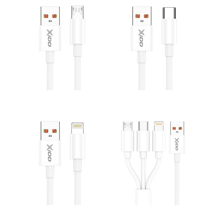 M11 3-in-1 Charging Cable - 6A Fast Charge (iPhone/Android/Type-C)