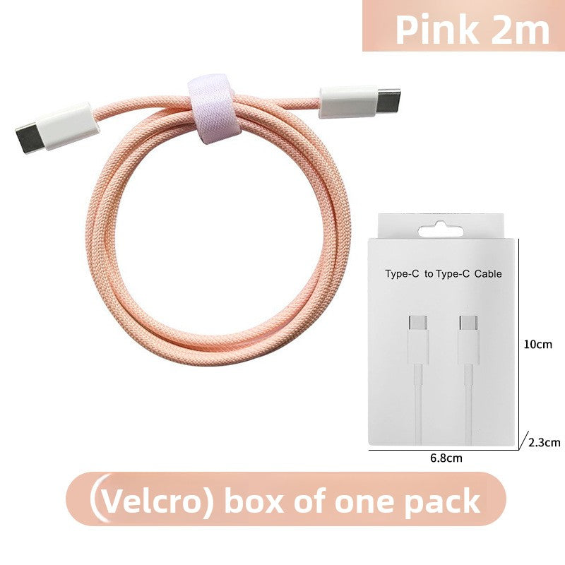 PD60W Fast Charging Cable - Type-C Braided for iPhone 16/15