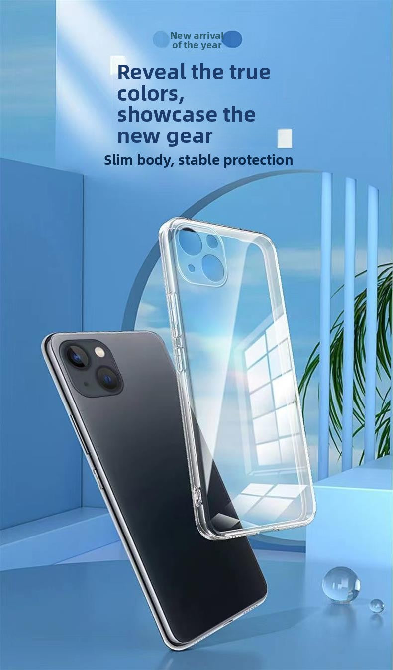 iPhone 13 Pro Max Transparent Case - Ultra-Thin Silicone Shockproof