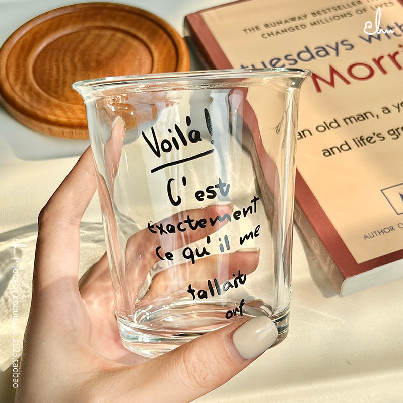 Thickened High Temp Resistant Feng Shui Glass Coffee Cup for Holiday Gifts