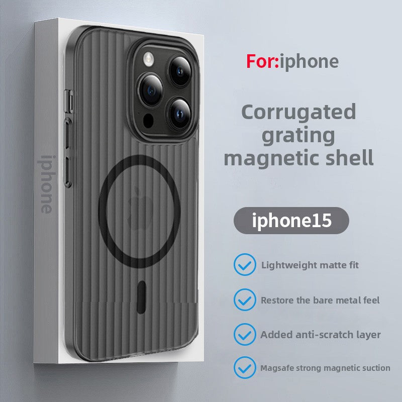 iPhone 17/16 Plus Magnetic Transparent Case - Shockproof