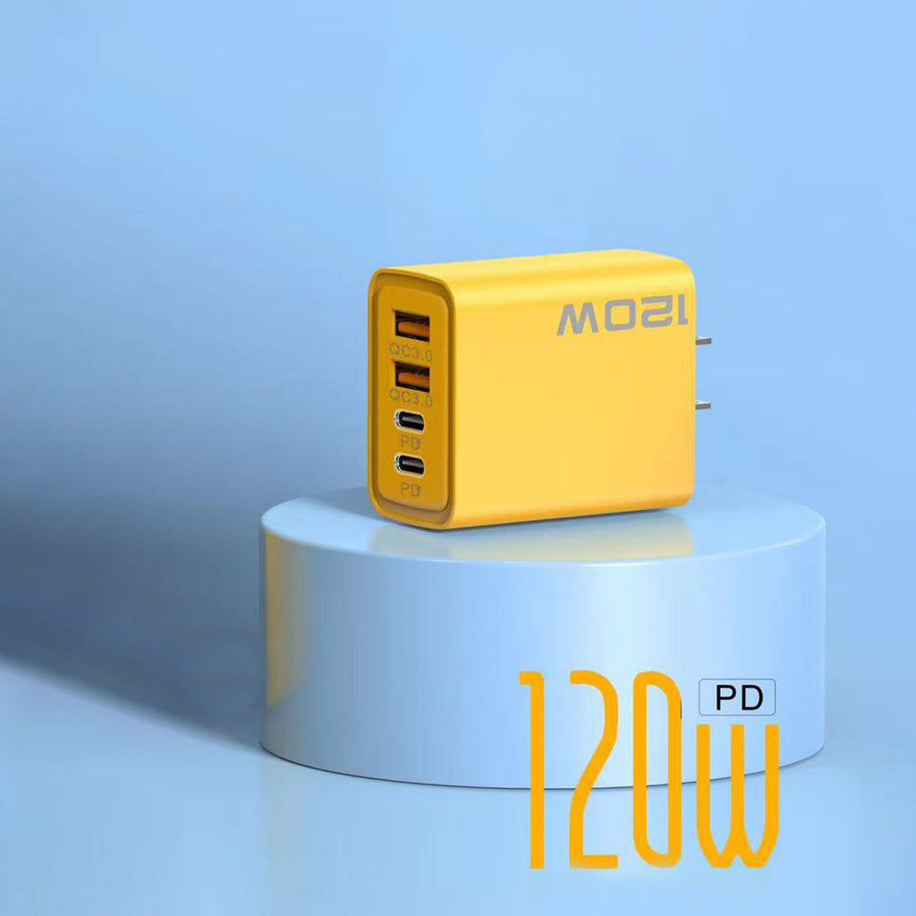 Apple Compatible 120W Multi-Port Charger US EU UK Dual Type-C Cross-Border Set