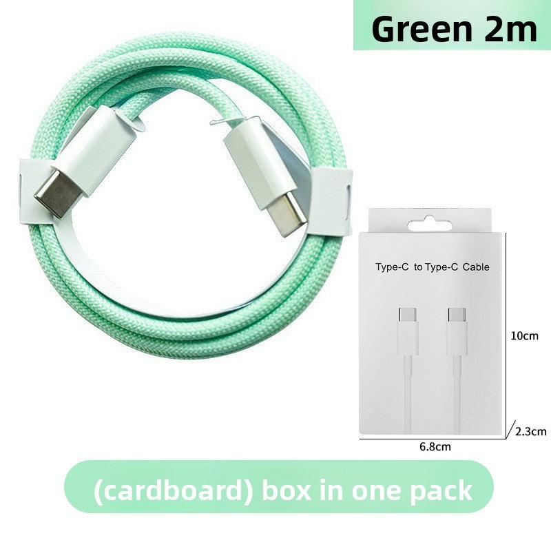 PD60W Fast Charging Cable - Type-C Braided for iPhone 16/15