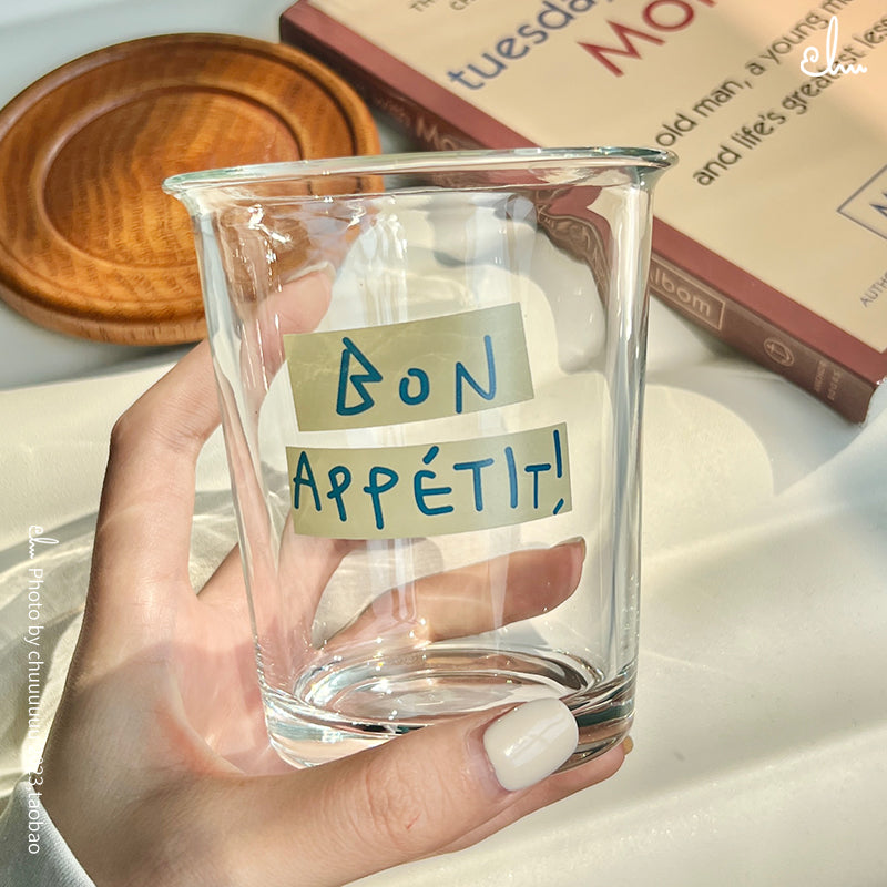 Thickened High Temp Resistant Feng Shui Glass Coffee Cup for Holiday Gifts