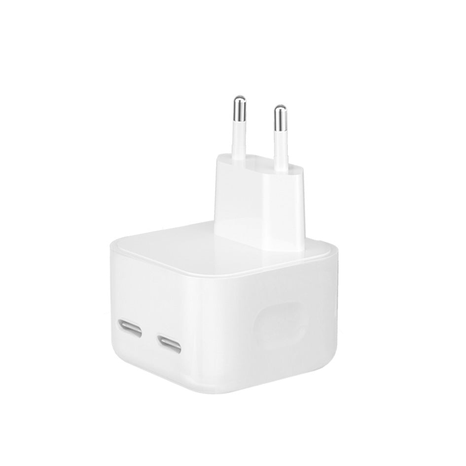50W Fast PD Charger for Apple 15 Dual TYPE-C 35W Charging Ports
